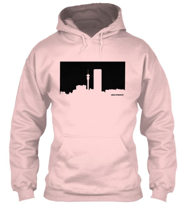 Jozi Streets Hoodie Baby Pink - Black