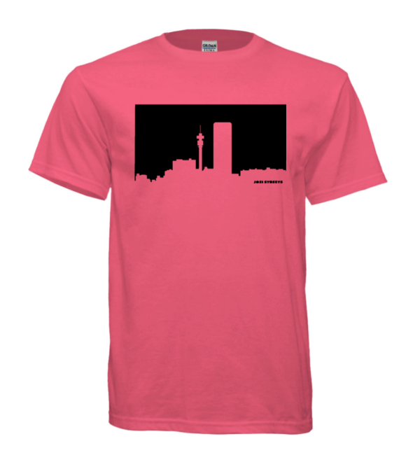 Jozi Streets T-Shirt Peach - Black